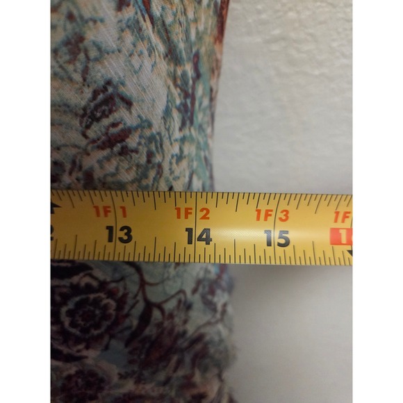 Vintage‎ 90s Fairycore Kasper Women Floral Print Tiered Maxi Dress Size 10 Boho - Picture 5 of 7